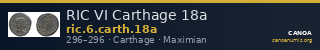 RIC VI Carthage 18a — CANOA