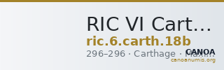 RIC VI Carthage 18b — CANOA