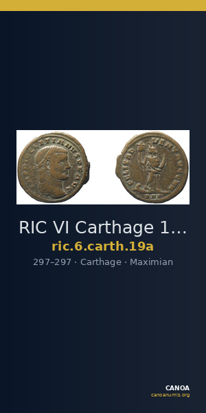 RIC VI Carthage 19a — CANOA