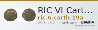 RIC VI Carthage 19a — CANOA