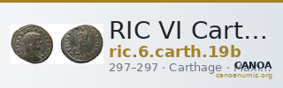RIC VI Carthage 19b — CANOA