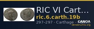 RIC VI Carthage 19b — CANOA