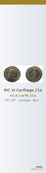 RIC VI Carthage 21a — CANOA