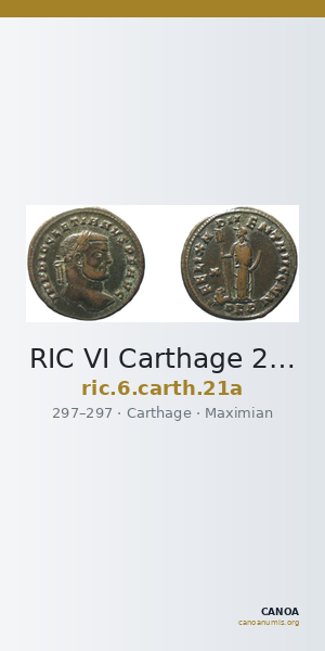 RIC VI Carthage 21a — CANOA