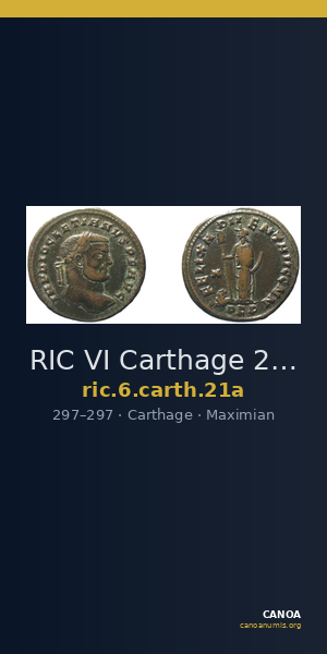 RIC VI Carthage 21a — CANOA