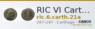 RIC VI Carthage 21a — CANOA