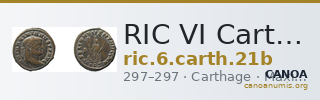 RIC VI Carthage 21b — CANOA