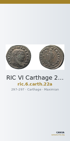 RIC VI Carthage 22a — CANOA