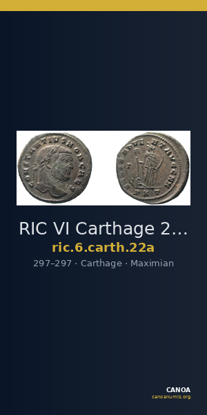RIC VI Carthage 22a — CANOA