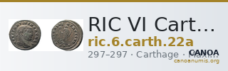 RIC VI Carthage 22a — CANOA