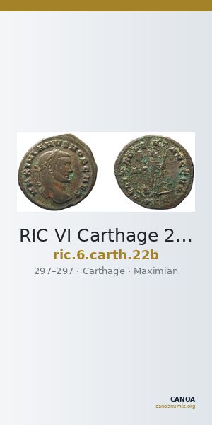 RIC VI Carthage 22b — CANOA