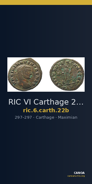 RIC VI Carthage 22b — CANOA