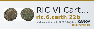 RIC VI Carthage 22b — CANOA