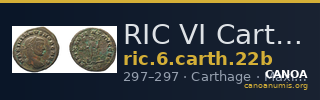 RIC VI Carthage 22b — CANOA