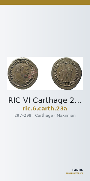 RIC VI Carthage 23a — CANOA