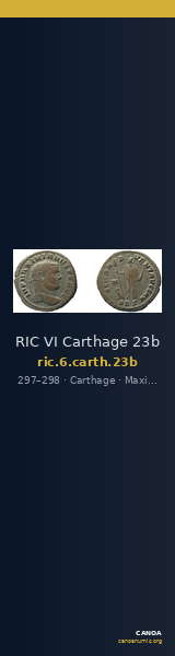 RIC VI Carthage 23b — CANOA