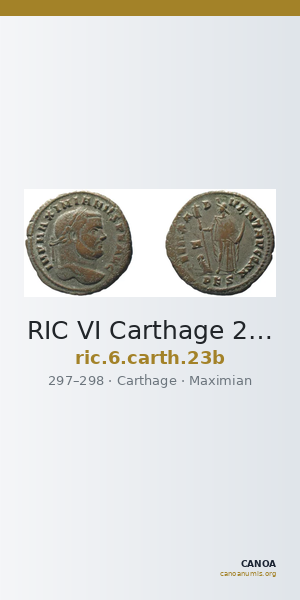 RIC VI Carthage 23b — CANOA