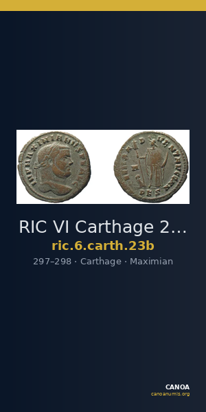 RIC VI Carthage 23b — CANOA