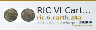 RIC VI Carthage 24a — CANOA