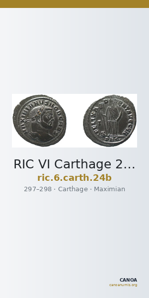 RIC VI Carthage 24b — CANOA