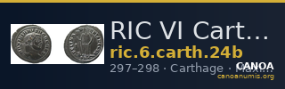 RIC VI Carthage 24b — CANOA