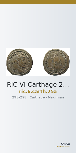 RIC VI Carthage 25a — CANOA
