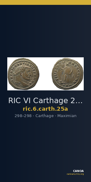 RIC VI Carthage 25a — CANOA