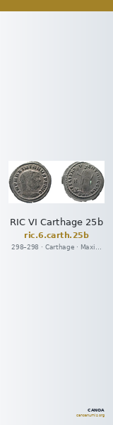 RIC VI Carthage 25b — CANOA