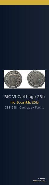 RIC VI Carthage 25b — CANOA