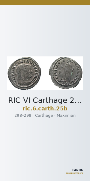 RIC VI Carthage 25b — CANOA