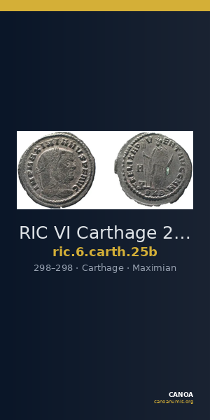 RIC VI Carthage 25b — CANOA