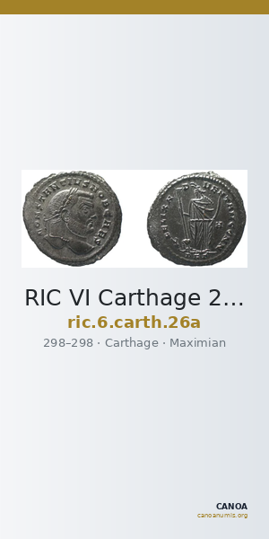 RIC VI Carthage 26a — CANOA