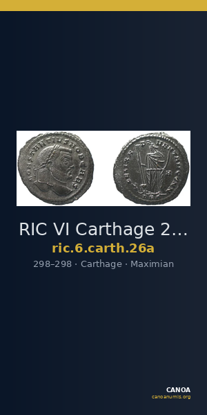 RIC VI Carthage 26a — CANOA
