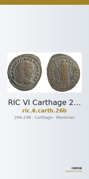 RIC VI Carthage 26b — CANOA