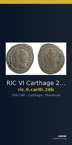 RIC VI Carthage 26b — CANOA