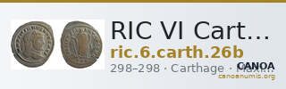RIC VI Carthage 26b — CANOA