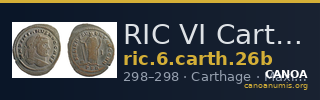 RIC VI Carthage 26b — CANOA