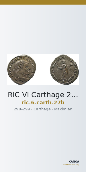 RIC VI Carthage 27b — CANOA