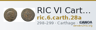 RIC VI Carthage 28a — CANOA