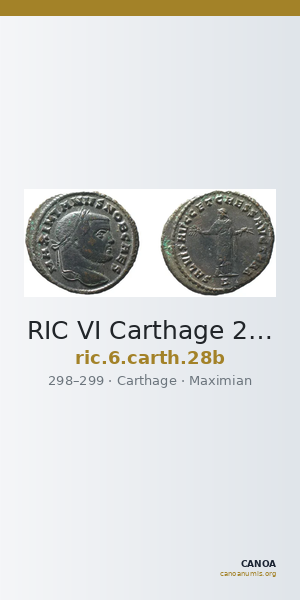 RIC VI Carthage 28b — CANOA