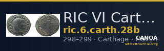 RIC VI Carthage 28b — CANOA