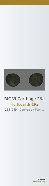 RIC VI Carthage 29a — CANOA
