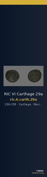 RIC VI Carthage 29a — CANOA