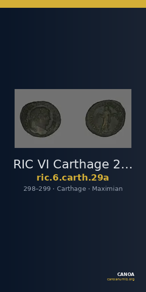 RIC VI Carthage 29a — CANOA