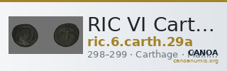 RIC VI Carthage 29a — CANOA