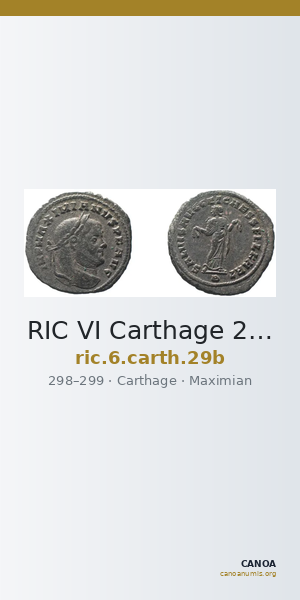 RIC VI Carthage 29b — CANOA