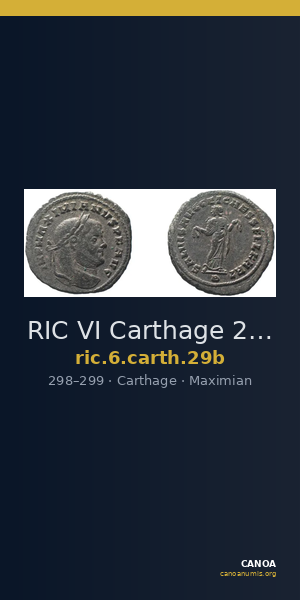 RIC VI Carthage 29b — CANOA