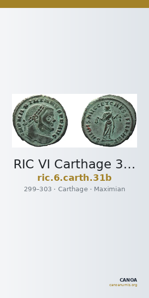 RIC VI Carthage 31b — CANOA