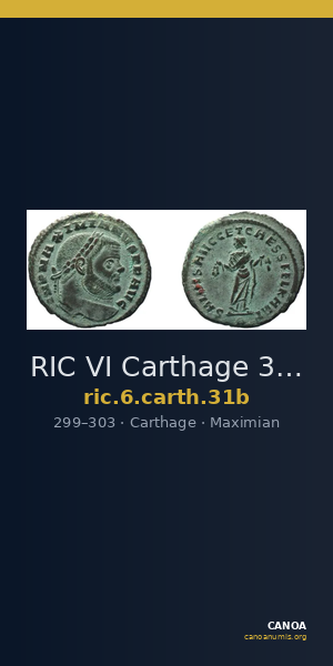 RIC VI Carthage 31b — CANOA