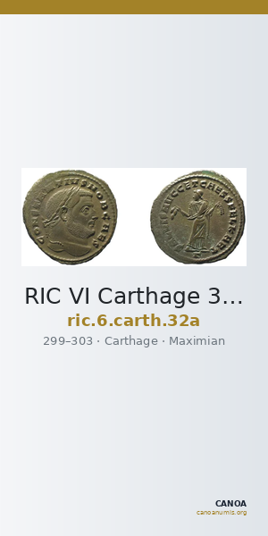 RIC VI Carthage 32a — CANOA